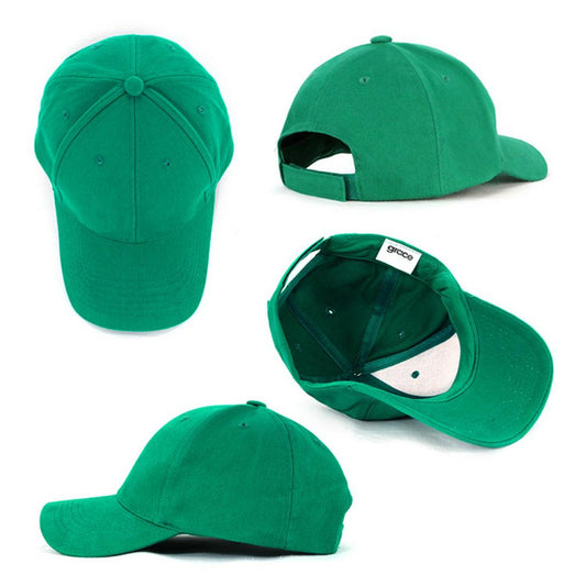 Grace Collection AH230 Heavy Brushed Cotton Cap w/ Logo - 25 QTY - Thread and Ink Workwear