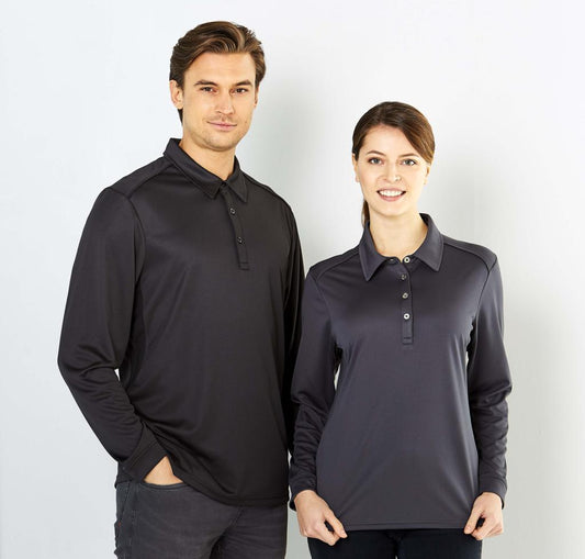 Stencil 1143 Womens Long Sleeve Freshen Polo - Thread and Ink Workwear