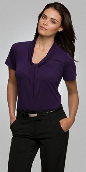 City Collection 2222 Ladies Pippa S/S Knit - Thread and Ink Workwear