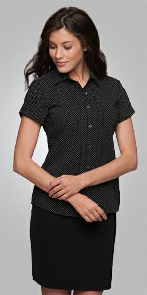 City Collection 2173 Ladies Stretch Spot Cap/S - Thread and Ink Workwear