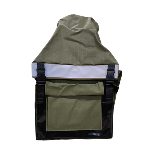 Canvas Mining High Top Reflective Crib Bag Green - Thread and Ink Workwear
