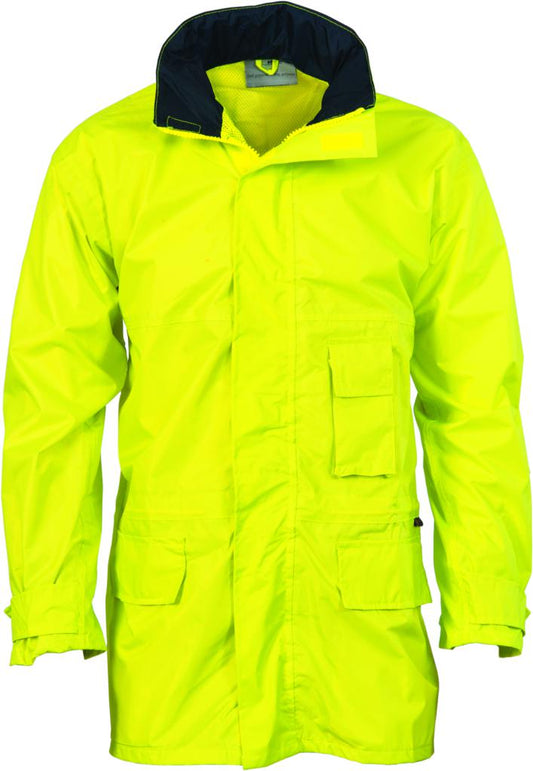 DNC 3706 Polyester/PVC Classic Rain Jacket - Thread and Ink Workwear