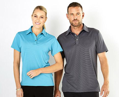 Stencil 1058 Mens Short Sleeve Silvertech Polo - Thread and Ink Workwear