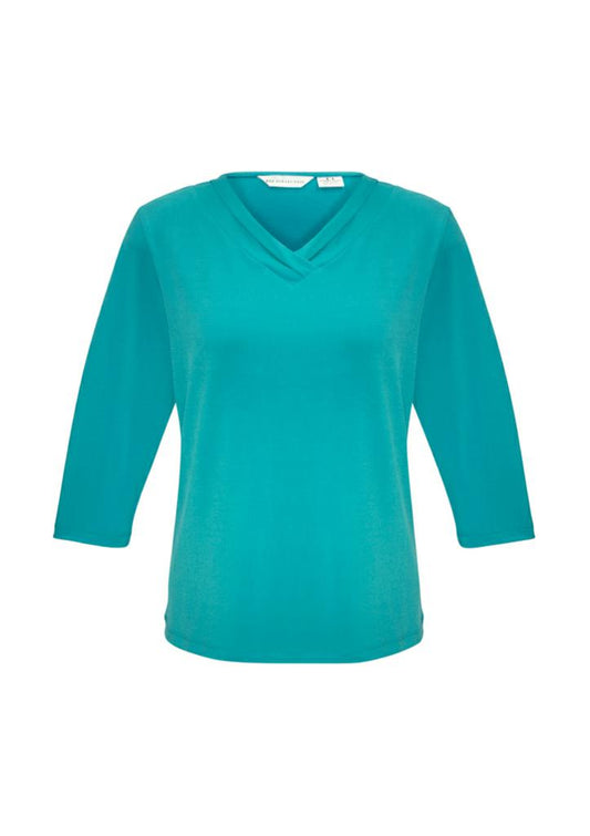 Biz Collection K819LT Ladies Lana ¾ Sleeve Top - Thread and Ink Workwear
