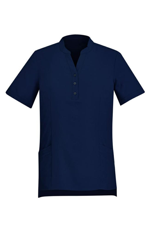 Biz Care CS949LS Florence Womens S/S Tunic - Thread and Ink Workwear