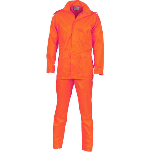 DNC 3708 170D Polyester/PVC Rain Set In Bag - Thread and Ink Workwear