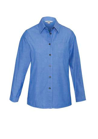 Biz Collection LB6201 Ladies Chambray L/S Shirt - Thread and Ink Workwear