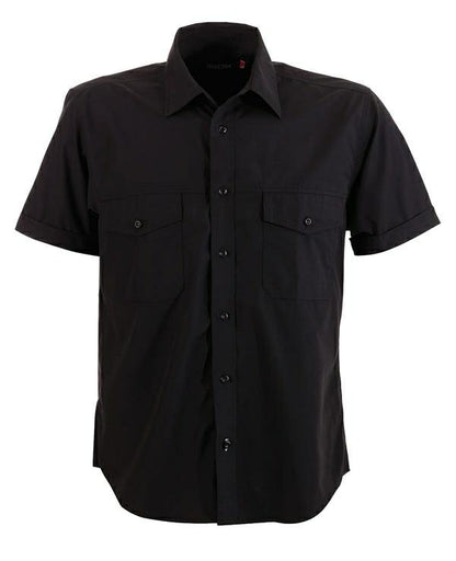 Identitee W06 Harley Mens Short Sleeve Shirt - Thread and Ink Workwear