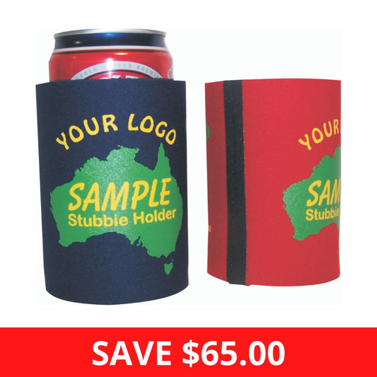 Sublimated CDI-N01 Stubby Holders QTY 100 - Thread and Ink Workwear