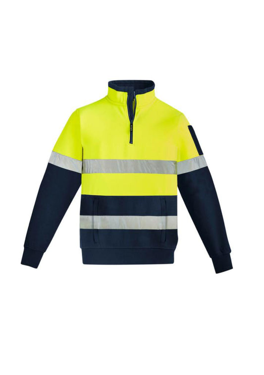 Syzmik ZT567 Mens Hi-Vis 1/4 Zip Hoop Taped Hoodie - Thread and Ink Workwear