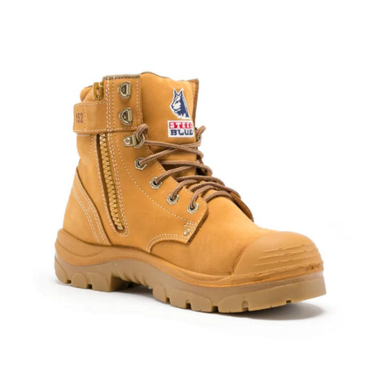 Steel Blue Boots 332152 Lace/Zip Bump Cap Safety - Thread and Ink Workwear