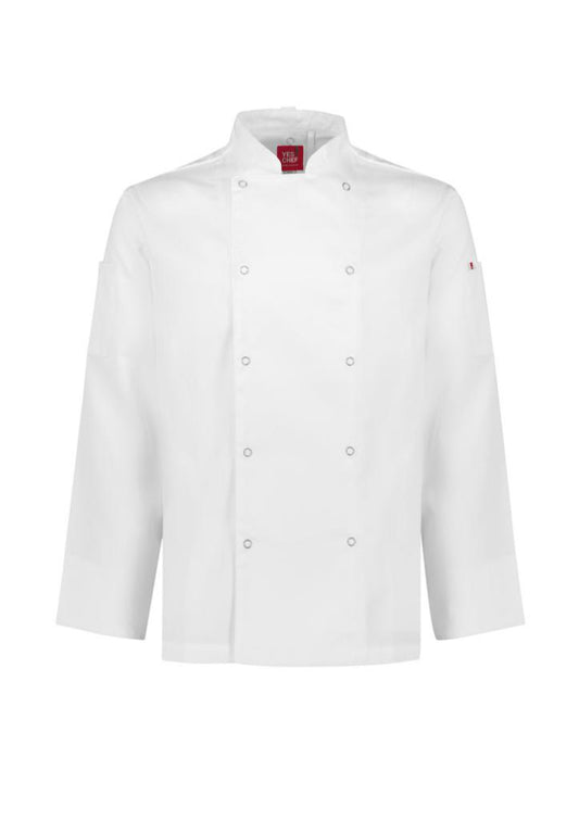 Yes!Chef CH232ML Zest Mens L/S Chef Jacket - Thread and Ink Workwear
