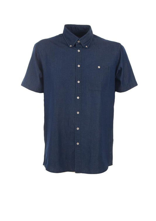 Identitee W49 Mens Dylan S/S Denim Shirt - Thread and Ink Workwear
