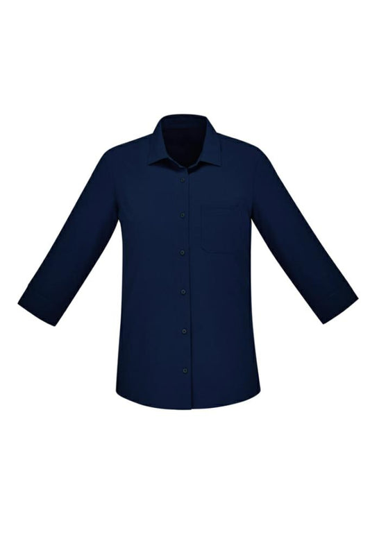 Biz Care CS951LT Florence Womens 3/4 Sleeve Shirt - Thread and Ink Workwear