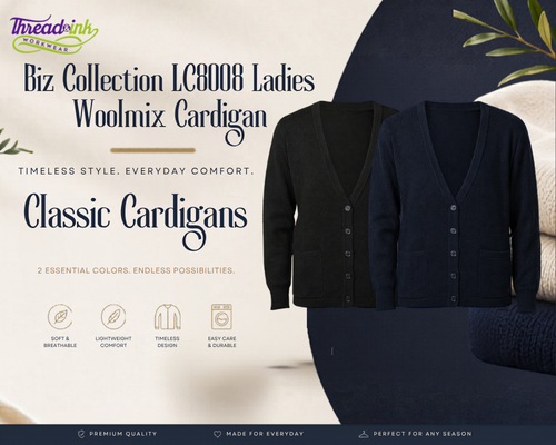 Biz Collection LC8008 Ladies Woolmix Cardigan