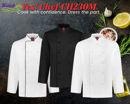 Yes!Chef CH230ML Al Dente Men’s Chef Jacket