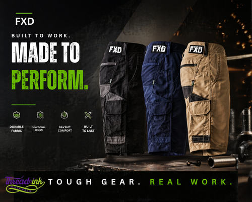 FXD LS1 Lightweight Work Shorts