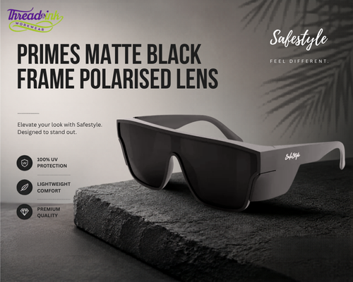 Primes Matte Black Frame Polarised Lens