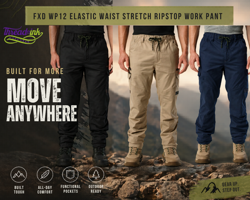 FXD WP12 Elastic Waist Stretch Ripstop Work Pant