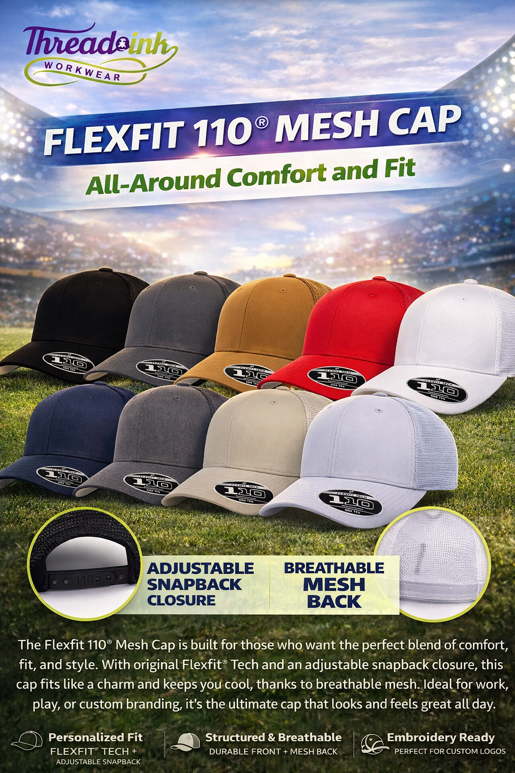 FLEXFIT 110® MESH CAP