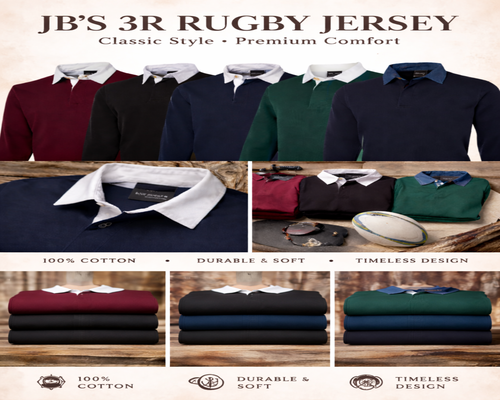 JB’s Rugby 3R Polo: Built Tough, Styled to Impress