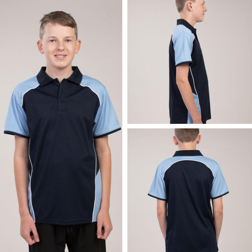 Be Seen BSP2050K Kid's Cooldry Pique Knit Polo