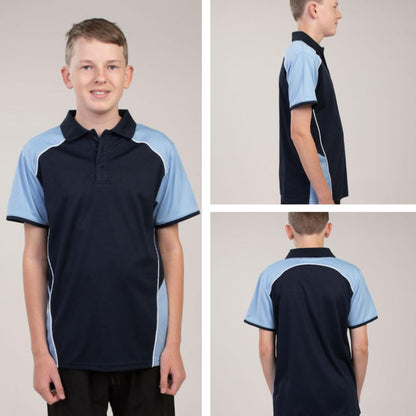 Be Seen BSP2050K Kid's Cooldry Pique Knit Polo