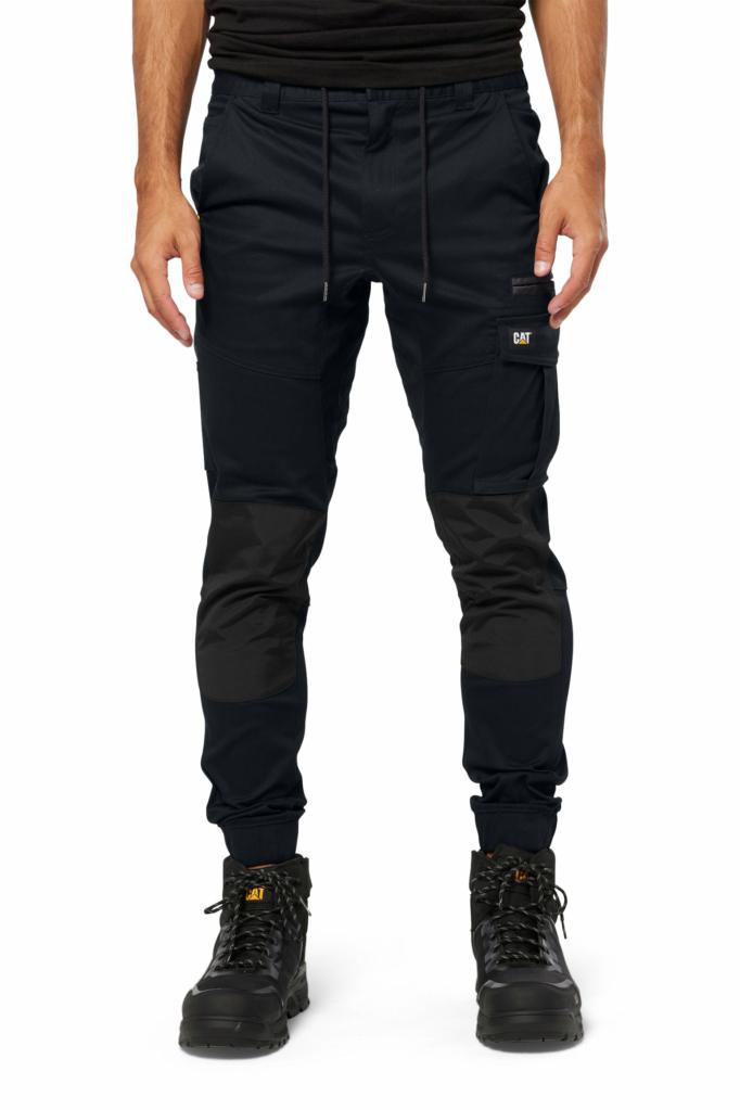 CAT Cuffed Dynami Pant - Black - Thread and Ink Workwear