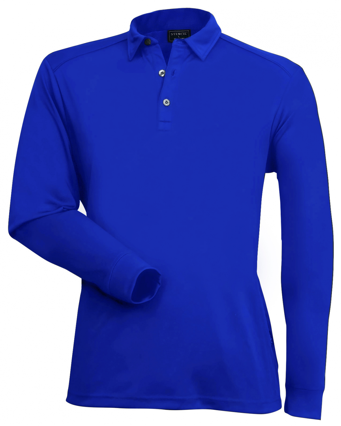 Stencil 1043 Mens Long Sleeve Freshen Polo