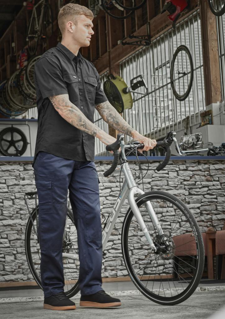 ZW001S Mens Midweight Drill Cargo Pant (Stout)