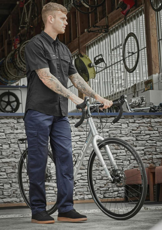 ZW001S Mens Midweight Drill Cargo Pant (Stout)