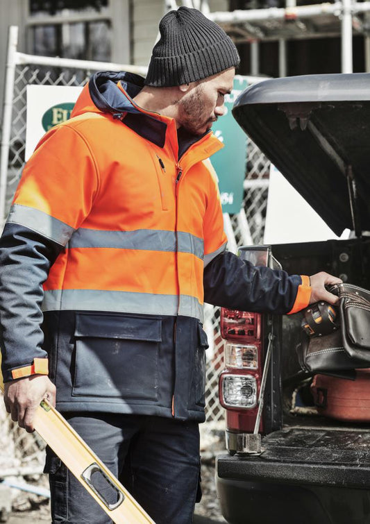 ZJ553 Unisex Hi Vis Antarctic Softshell Jacket