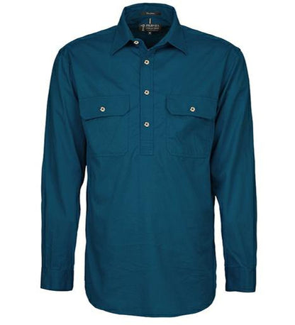 Pilbara RM200CF Men's Closed Front L/s Shirt 6XL