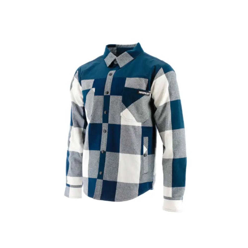 CAT Buffalo Check Insulated Shirt Jacket - Thread and Ink Workwear