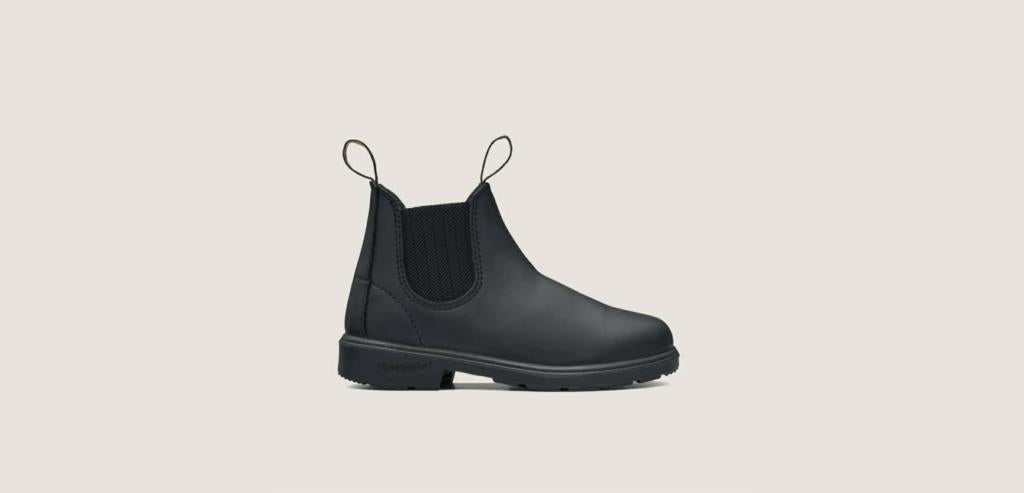 Blundstone Black 631 Kids School Slip On Boots