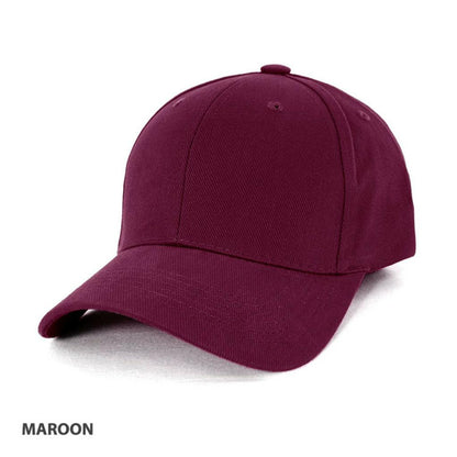 Grace Collection AH230 Heavy Brushed Cotton Cap w/ Logo - 1000 QTY - Thread and Ink Workwear