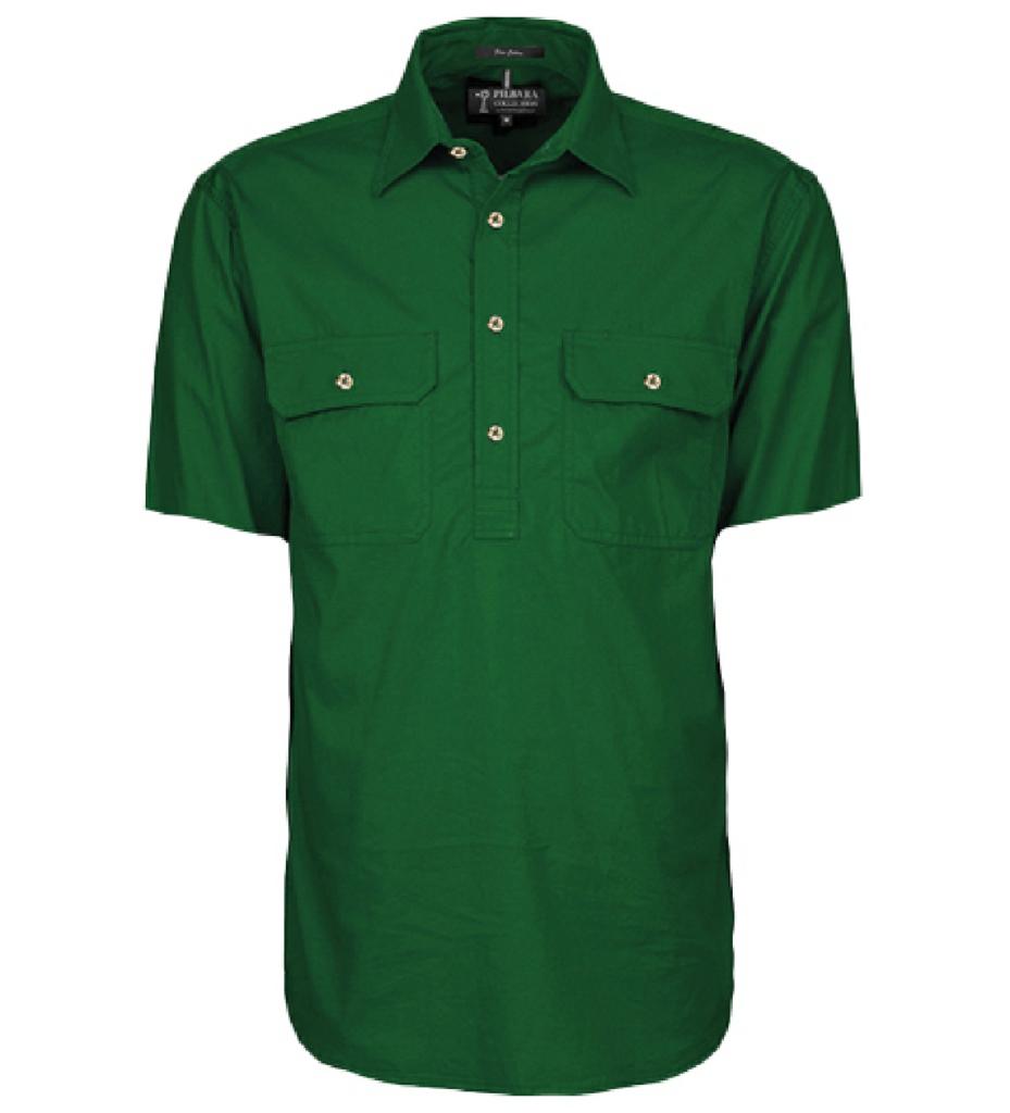Pilbara RM200CFS Closed Front Short Sleeve Shirt