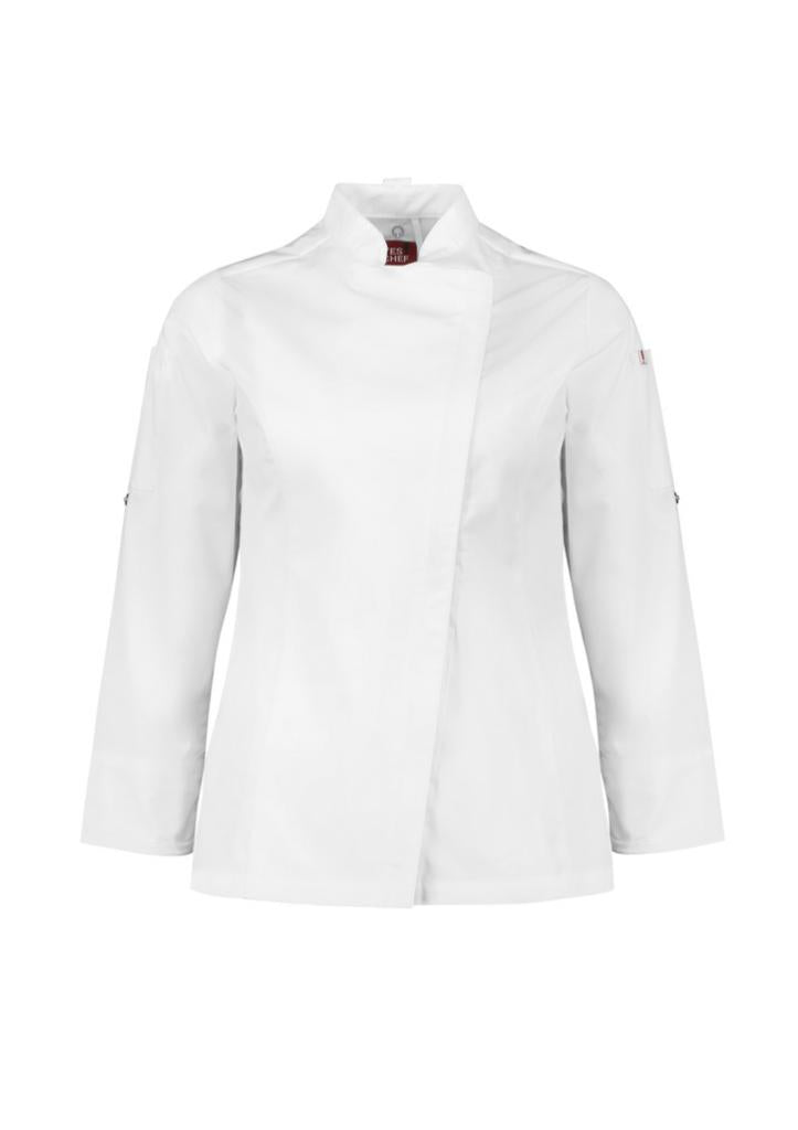 Yes!Chef CH330LL Womens Alfresco L/S Chef Jacket - Thread and Ink Workwear