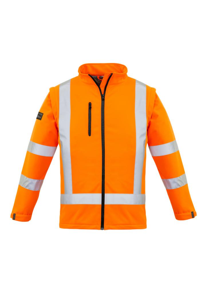 ZJ770 HiVis NSW Rail X Back 2in1 Softshell Jacket