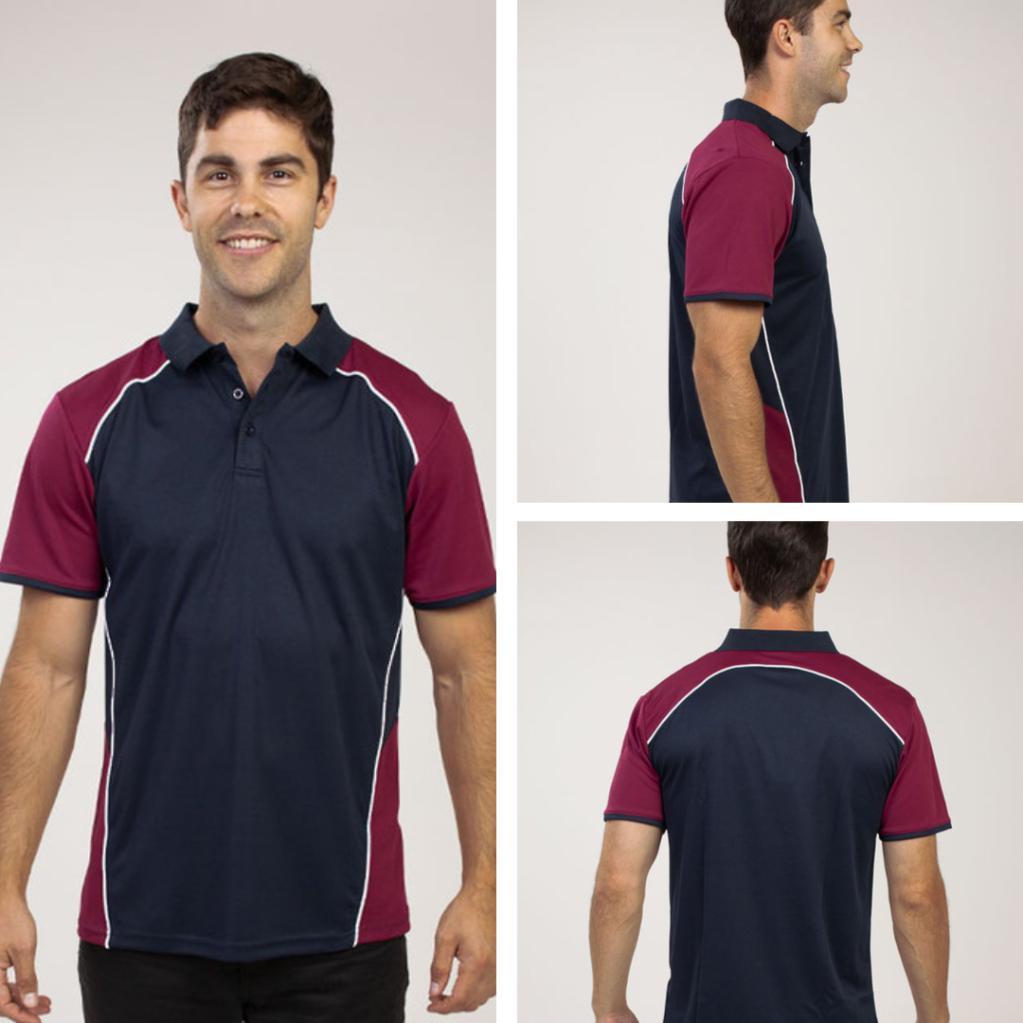 Be Seen BSP2050 Men's Cooldry Pique Knit Polo