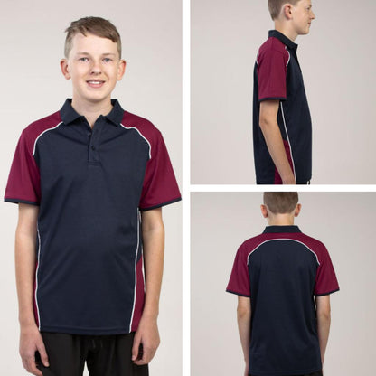Be Seen BSP2050K Kid's Cooldry Pique Knit Polo