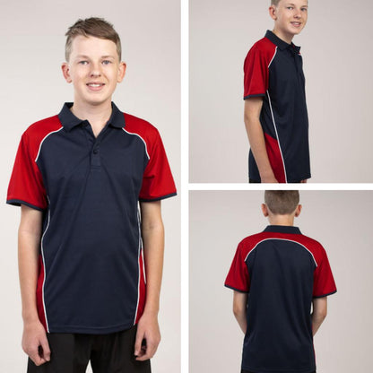 Be Seen BSP2050K Kid's Cooldry Pique Knit Polo