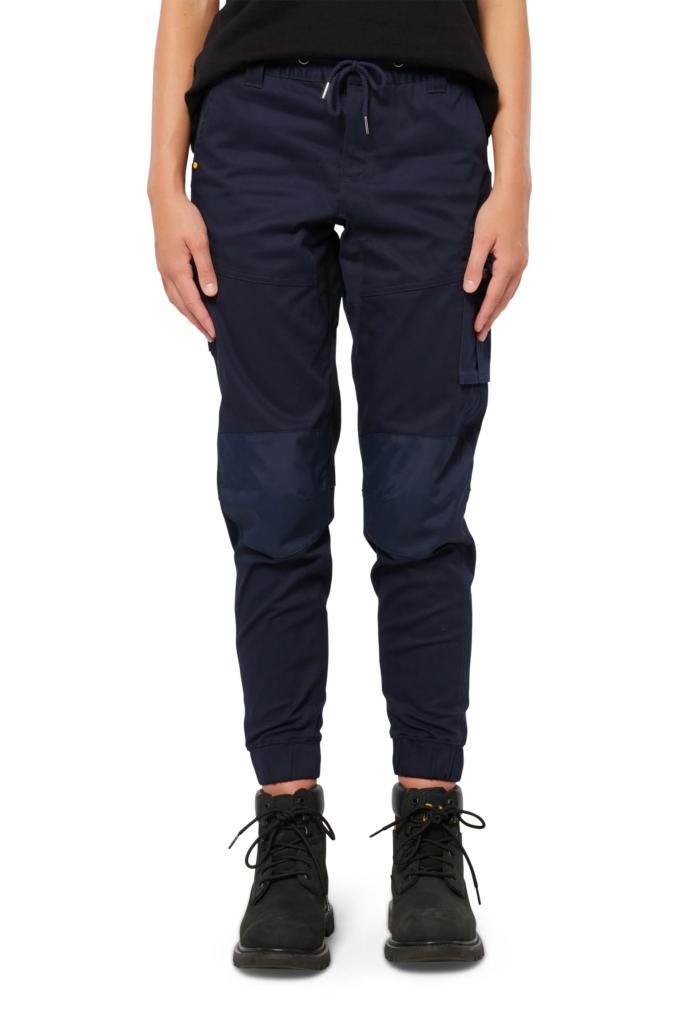 CAT Women's Cuffed Dynamic Pant - Navy - Thread and Ink Workwear