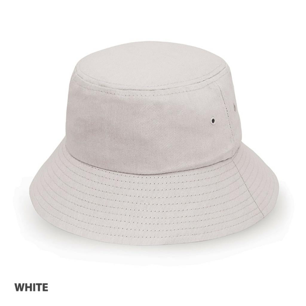 Grace Collection AH715 Heavy Brushed Cotton Bucket Hat w/ Logo - 100 QTY