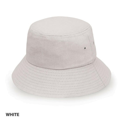 Grace Collection AH715 Heavy Brushed Cotton Bucket Hat w/ Logo - 500 QTY