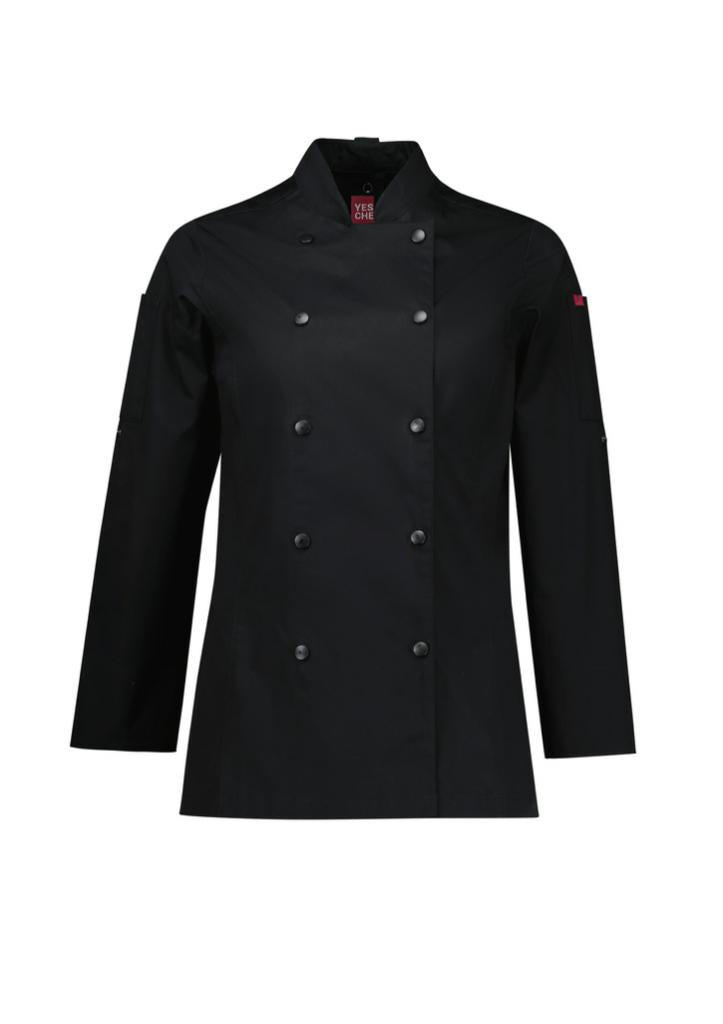 Yes!Chef CH430ML Womens Gusto L/S Chef Jacket - Thread and Ink Workwear