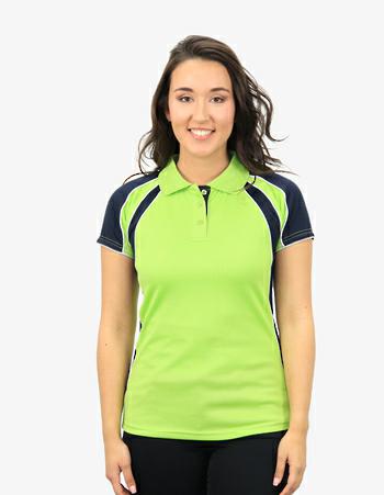Be Seen THE CHAMELEON Ladies Micromesh Polo