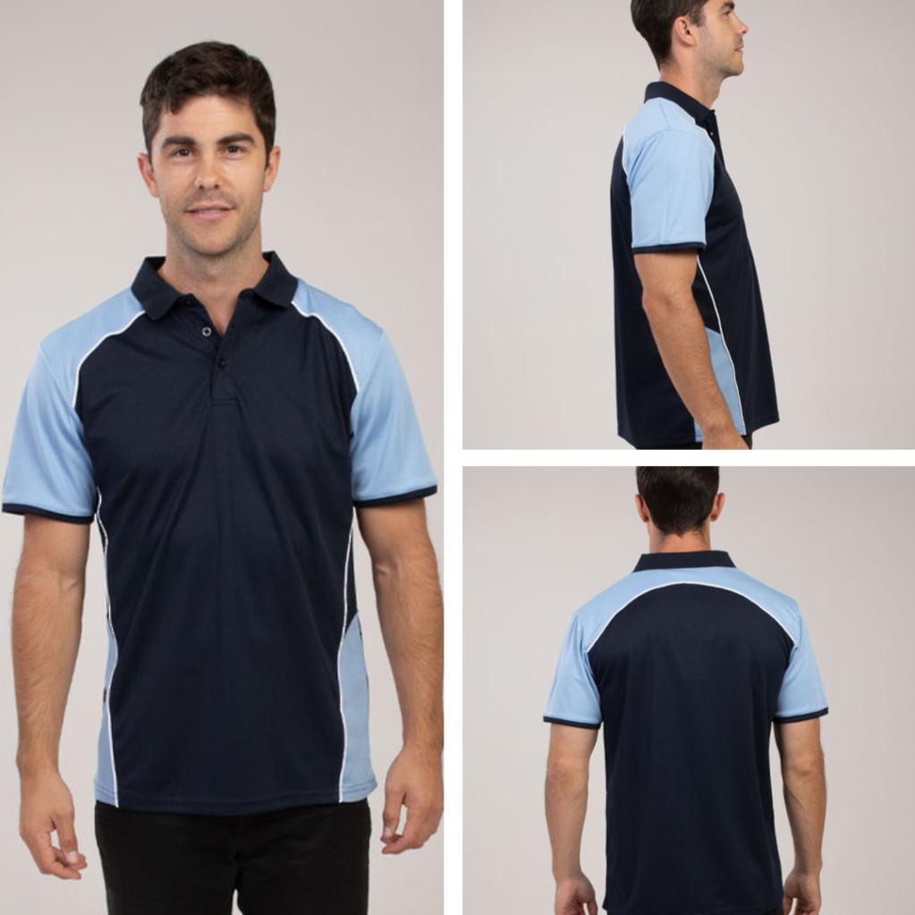 Be Seen BSP2050 Men's Cooldry Pique Knit Polo