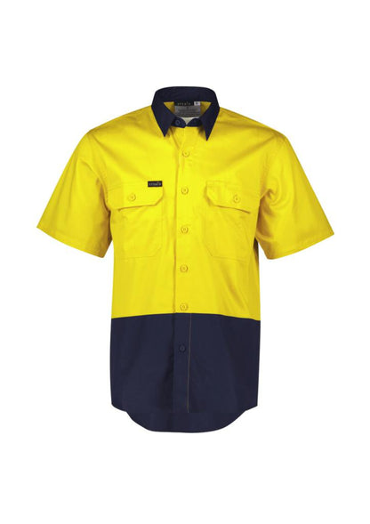 Syzmik ZW115 Mens Hi Vis Short Sleeve Shirt