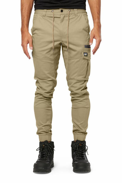 CAT Cuffed Dynami Pant - Khaki - Thread and Ink Workwear